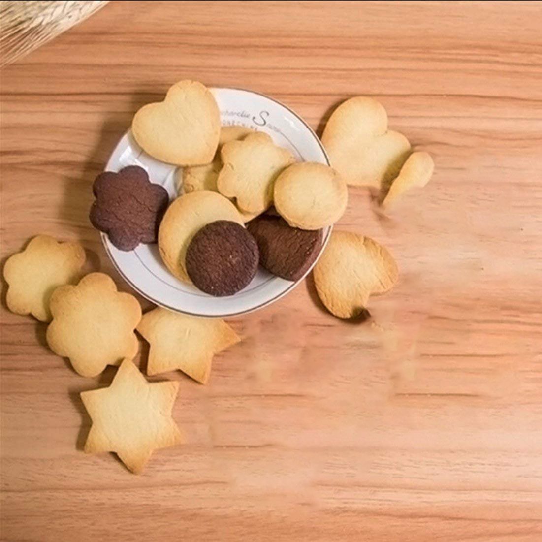 0827 Cookie Cutter Stainless Steel Cookie Cutter with Shape Heart Round Star and Flower (4 Pieces) - SkyShopy 0827 Cookie Cutter Stainless Steel Cookie Cutter with Shape Heart Round Star and Flower (4 Pieces) - SkyShopy